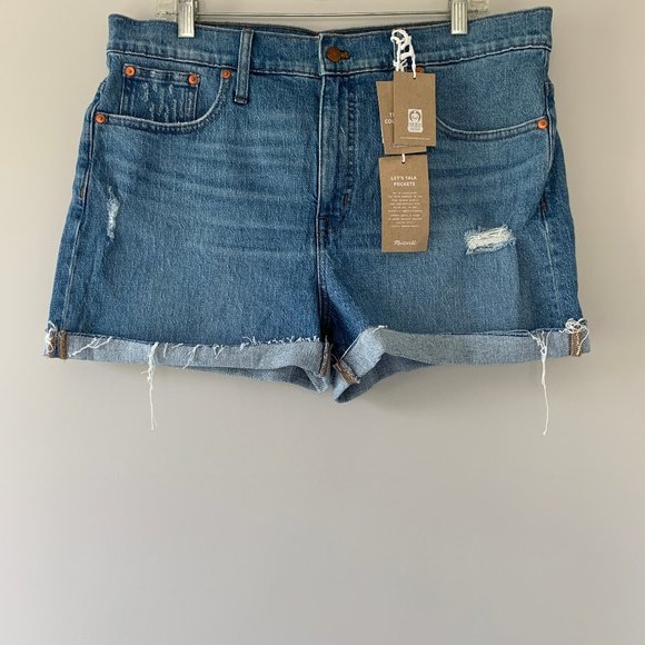 Madewell Pants - NWT Madewell High Rise Denim Shorts